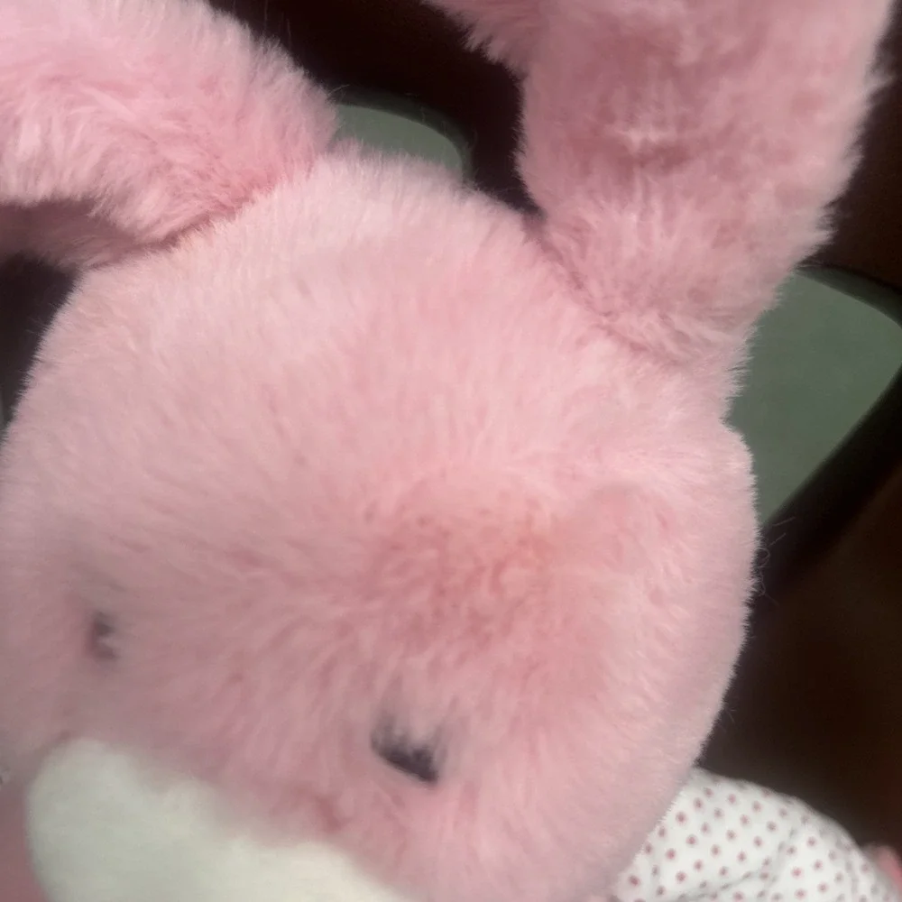 DOUDOU D&C  PARIS FRANCE PINK BUNNY RABBIT PLUSH 14
